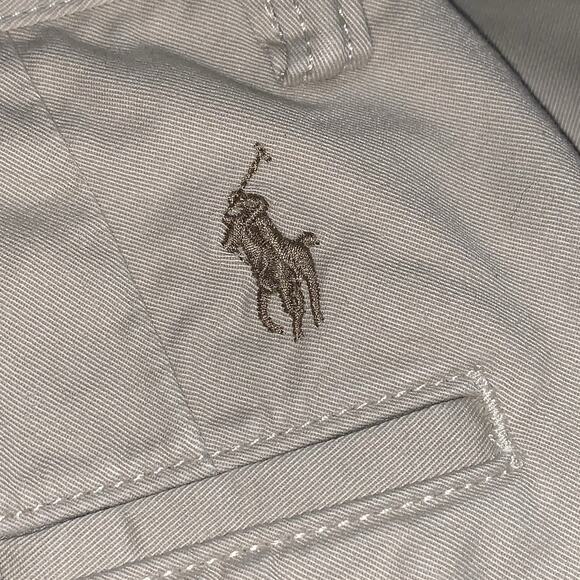 POLO RALPH LAUREN CHINO PANTS STRETCH SLIM FIT CLASSIC TAN 32/32 (32 x 28 1/2) - Picture 8 of 12